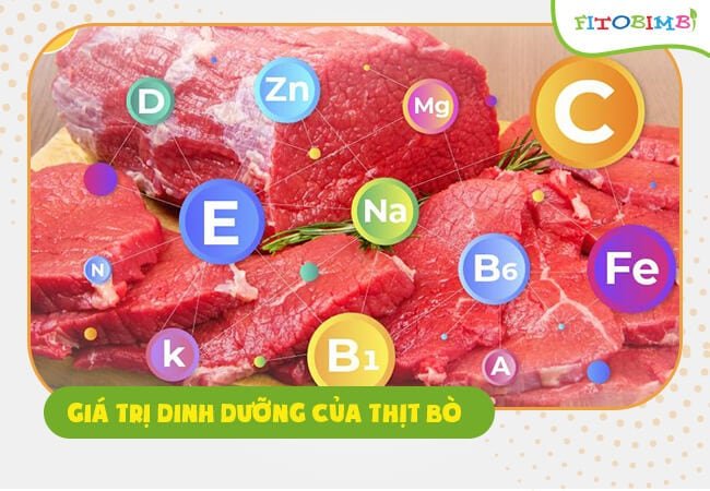 THỊT BÒ - NGUỒN DINH DƯỠNG DỒI DÀO CHO SỰ PHÁT TRIỂN CỦA BÉ