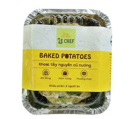 Khoai tây nguyên củ nướng